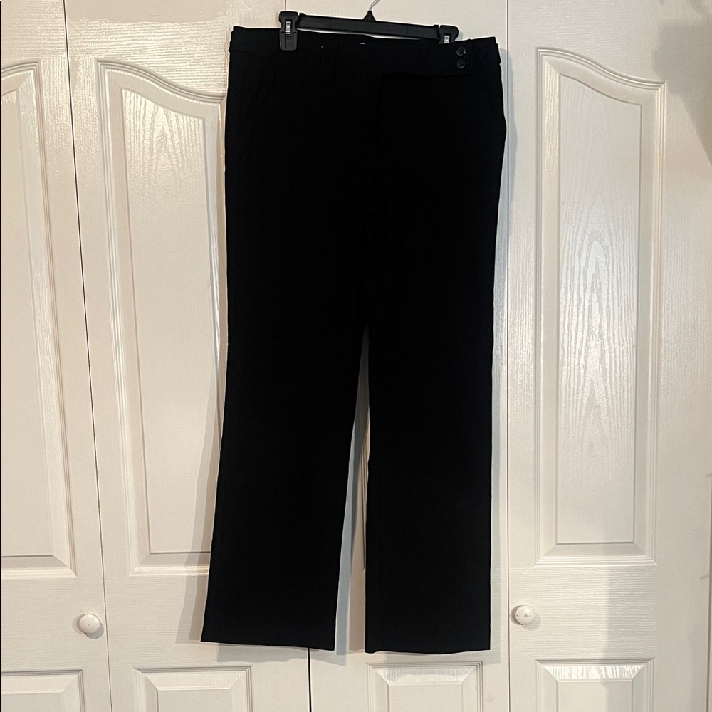 Black Straight Leg Dress Pants Women’s Vintage Career Work Office